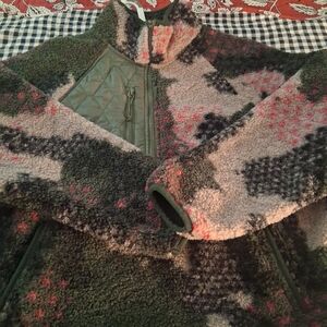 JoyLab Multicolor Sherpa Fleece Jacket